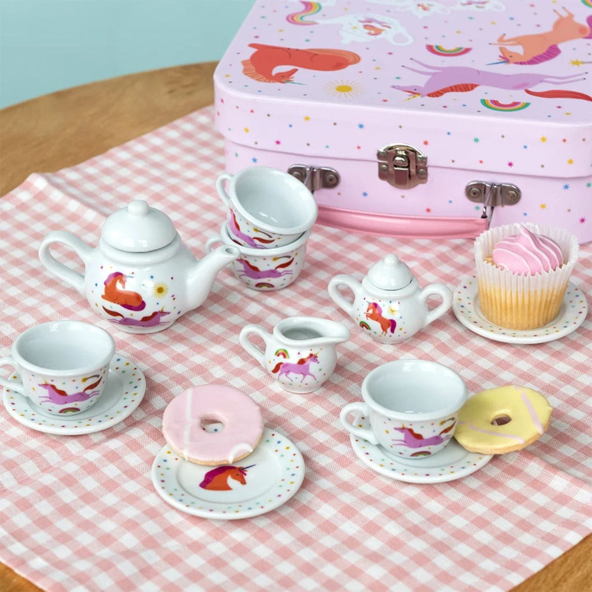 Rex London Toys Ceramic Tea Party Set - Unicorn
