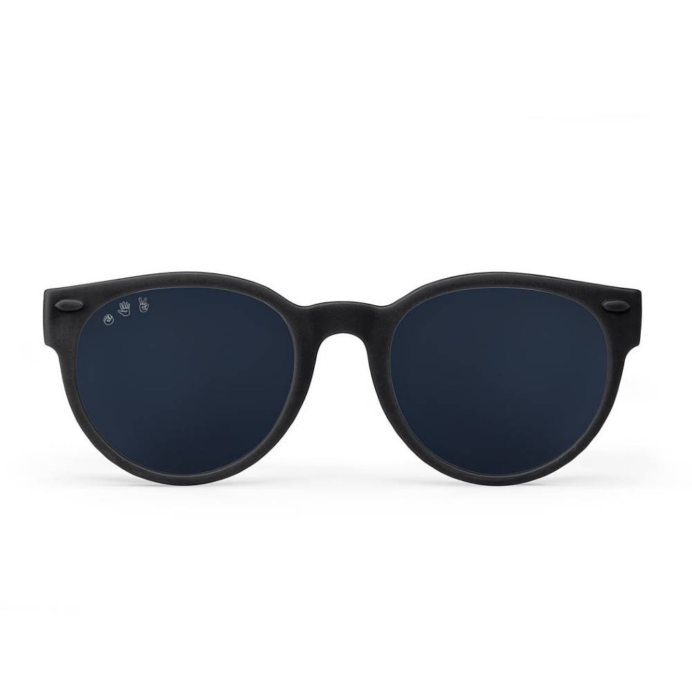 Ro.Sham.Bo Accessory Sunglasses Bueller Black Round Baby Shades w Black Lens