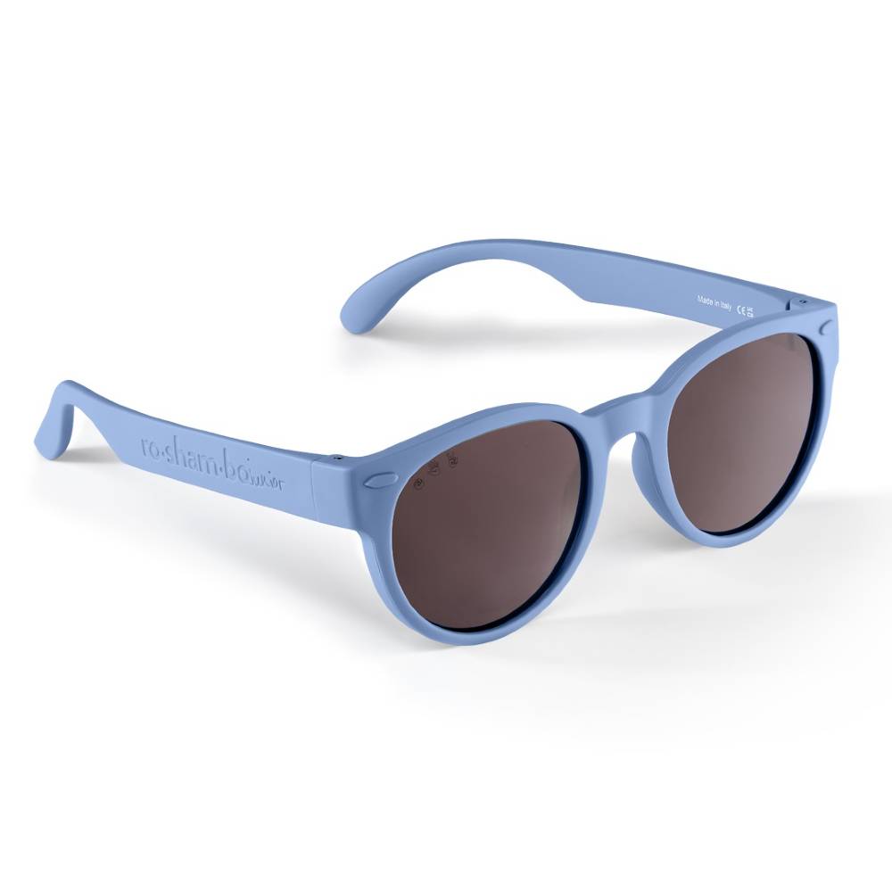Ro.Sham.Bo Accessory Sunglasses Cloudy Blue Skywalker Round Junior Shades w Brown Lens