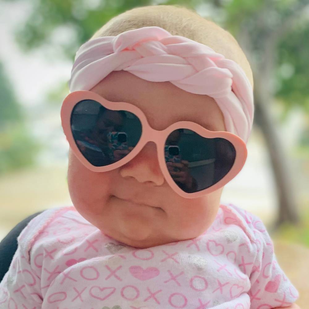 Ro.Sham.Bo Accessory Sunglasses Hearts Shades with Grey Lens - Baby