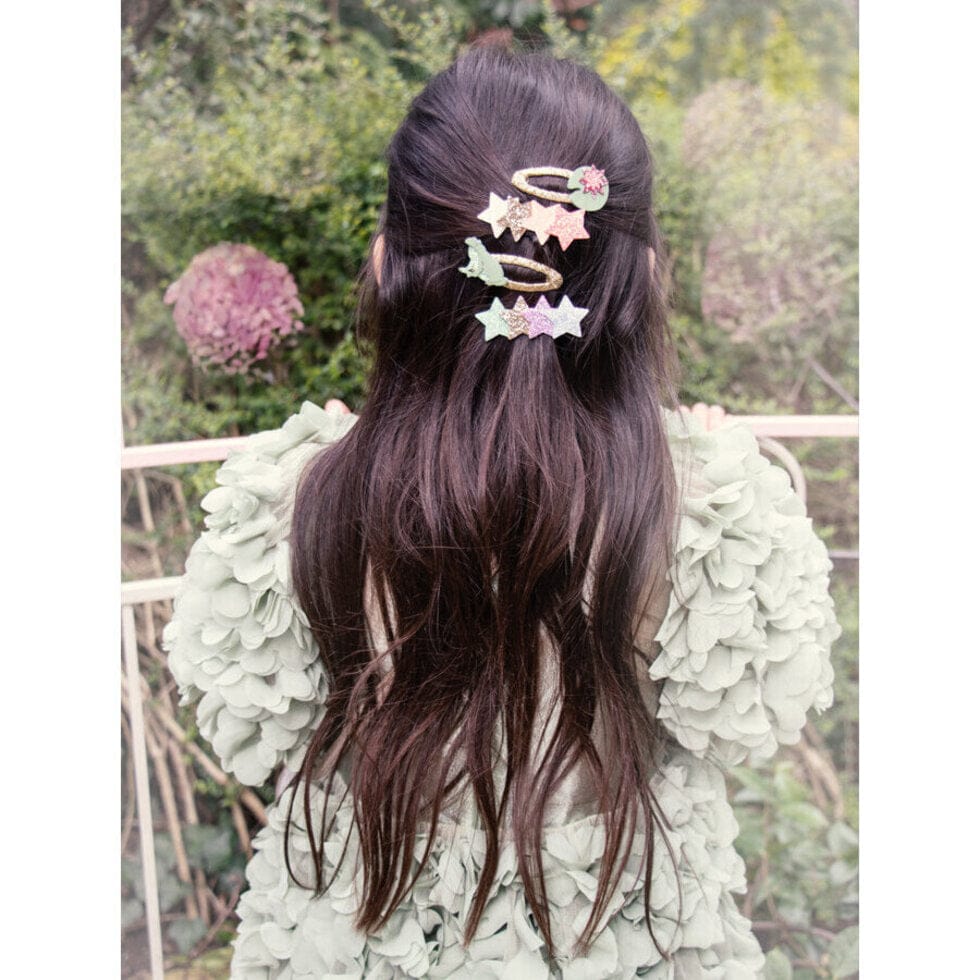 Rockahula Kids Accessory Hair Rainbow Shimmer Star Clips