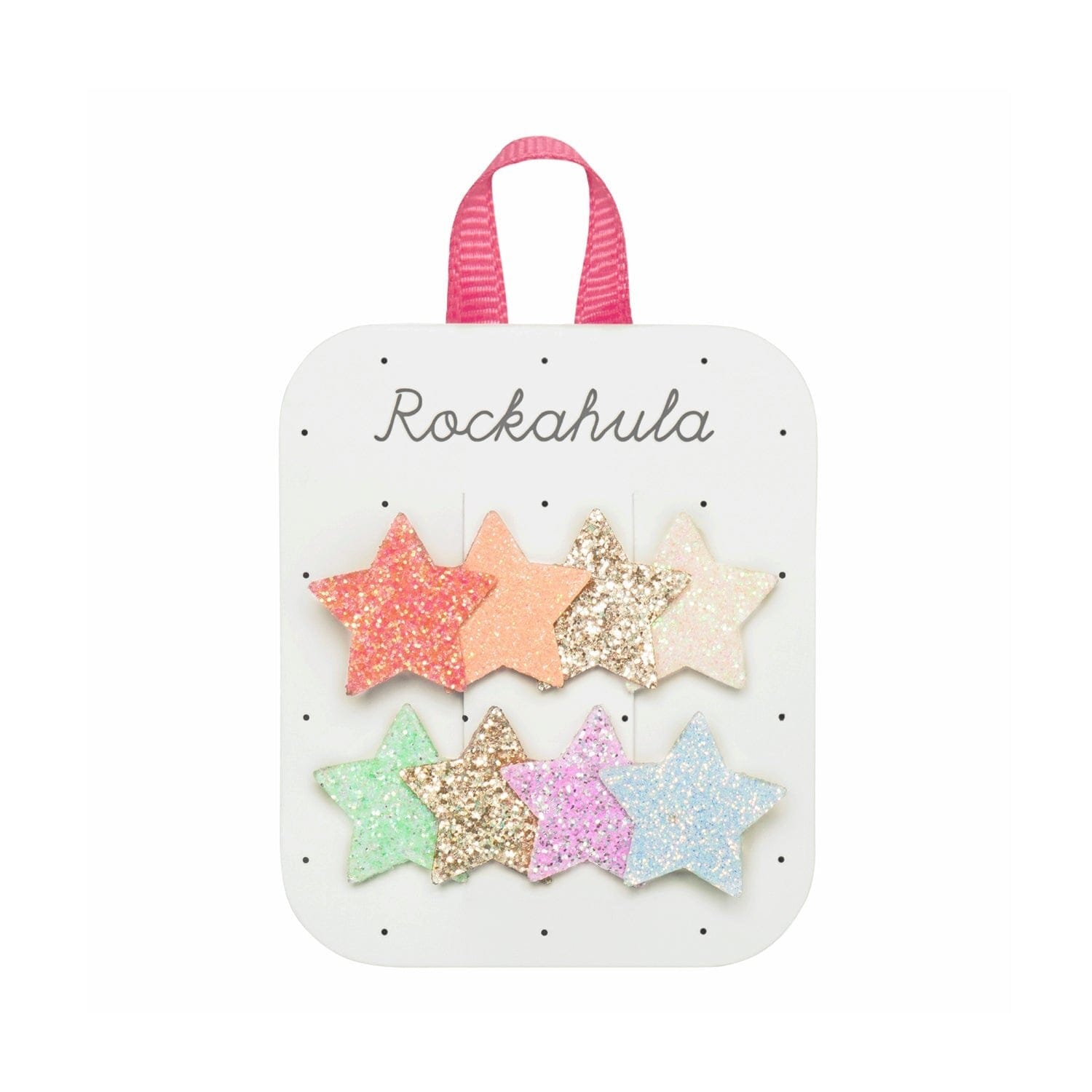 Rockahula Kids Accessory Hair Rainbow Shimmer Star Clips