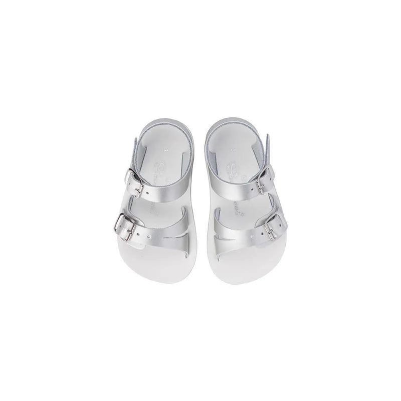 Salt Water Baby Shoes Salt Water Sun-San Sea Wee - Silver