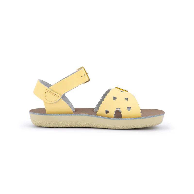 Salt Water Girls Shoes Salt Water Sun-San Sweetheart Sandal - Butter Yellow