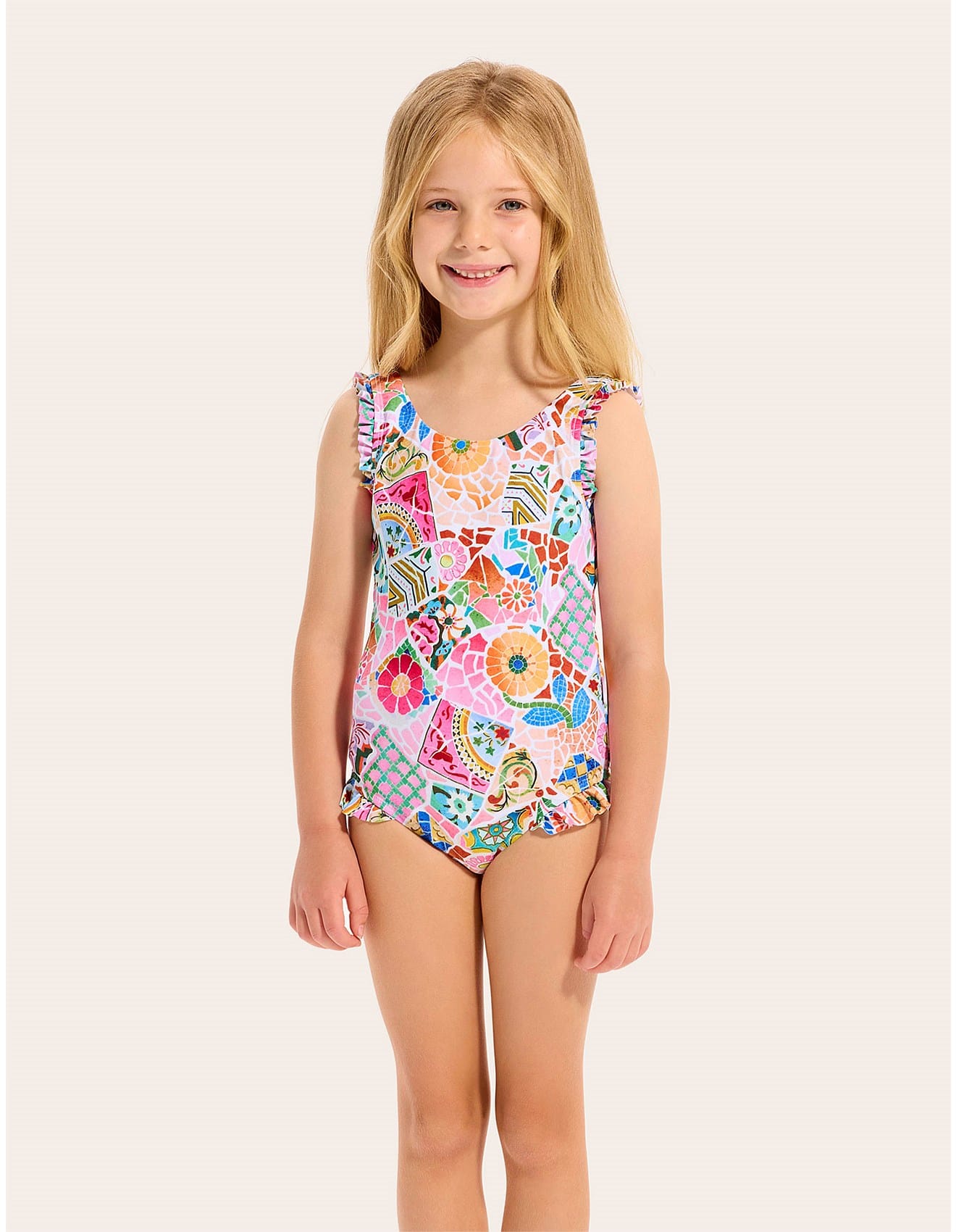 Seafolly Girls Swimwear 3Y Beach Boheme One Piece