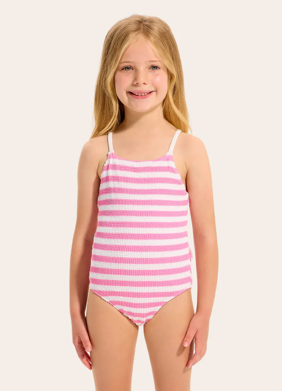 Seafolly Girls Swimwear 3Y Texture One Piece Swimsuit