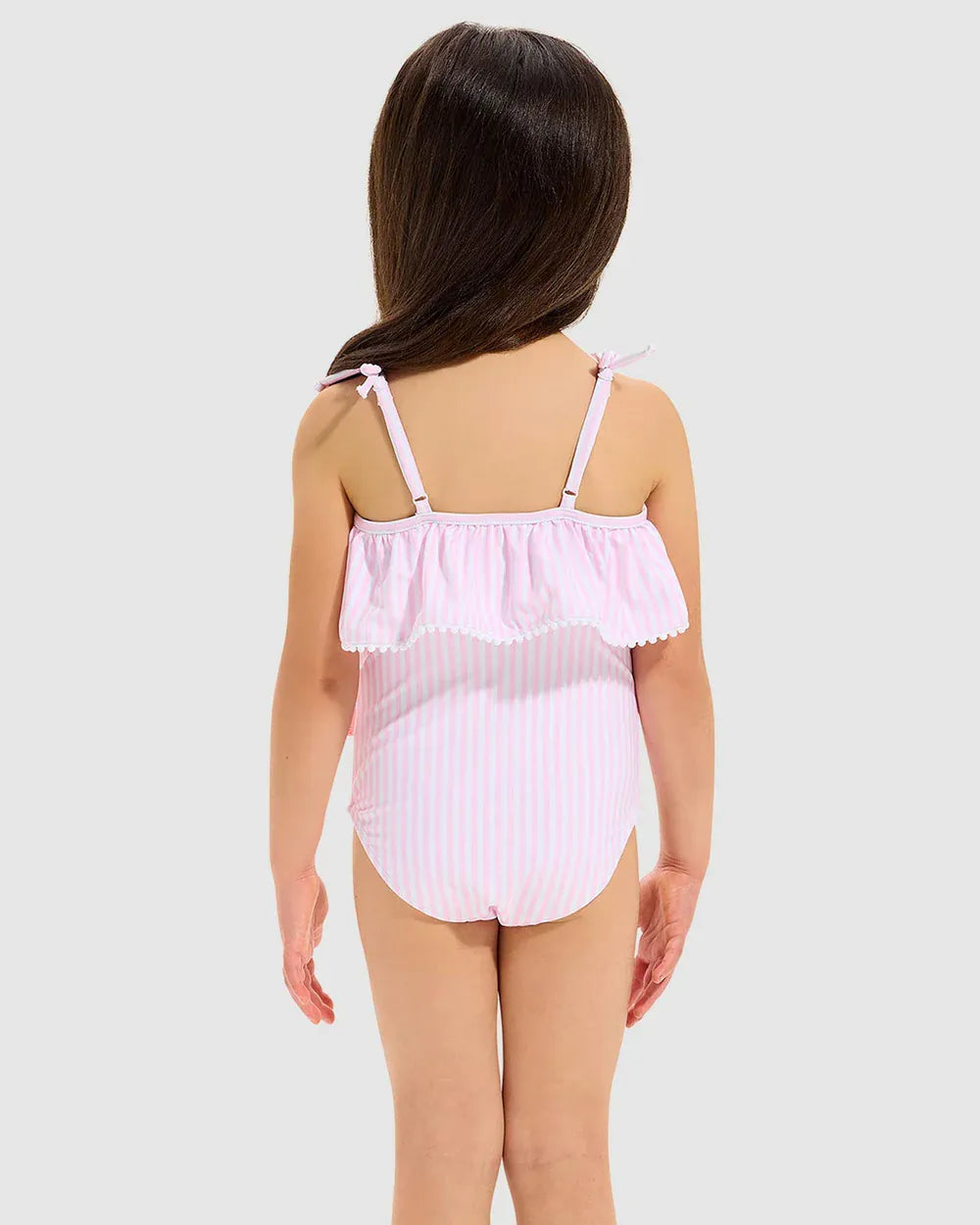 Seafolly Girls Swimwear Stripe Frill One Piece