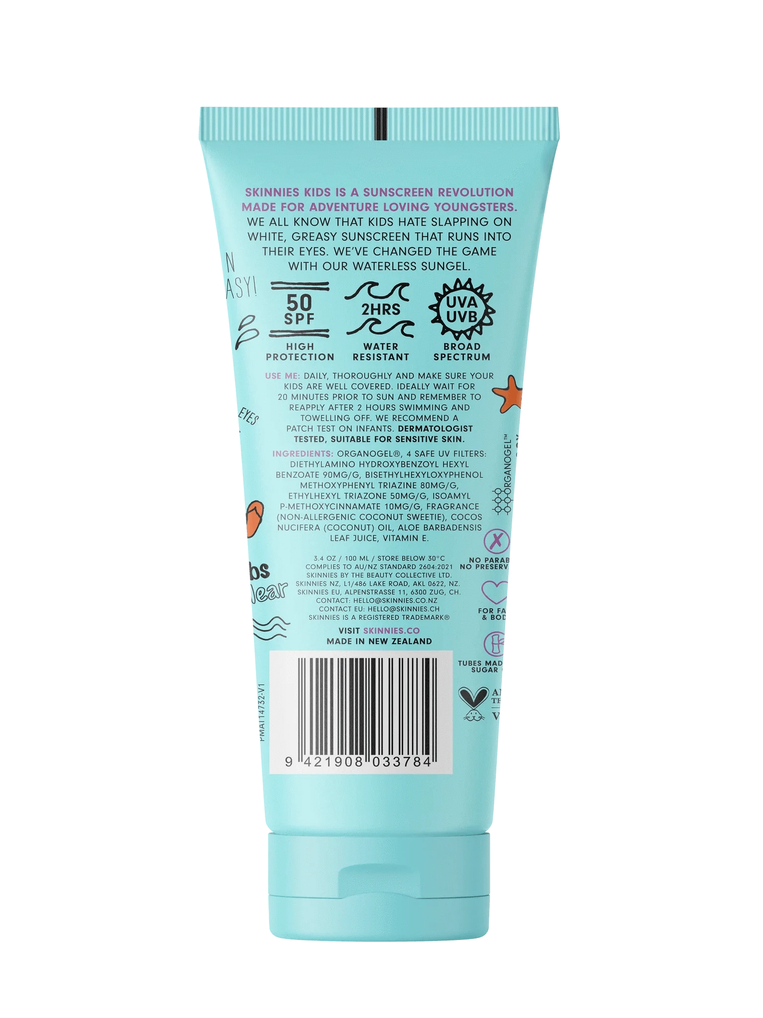 Skinnies skincare Skinnies Kids Sunbuster SPF50