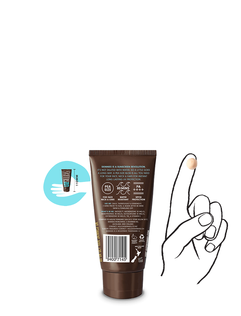 Skinnies skincare Skinnies Sungel SPF30+