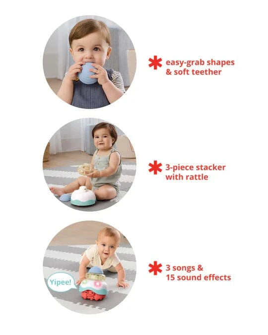 Skip Hop Toys Crawl Toy Crab 4 in 1