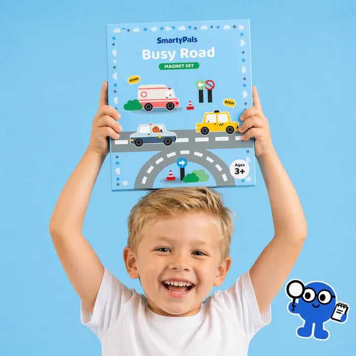 SmartyPals Toys Busy Road Magnet Set