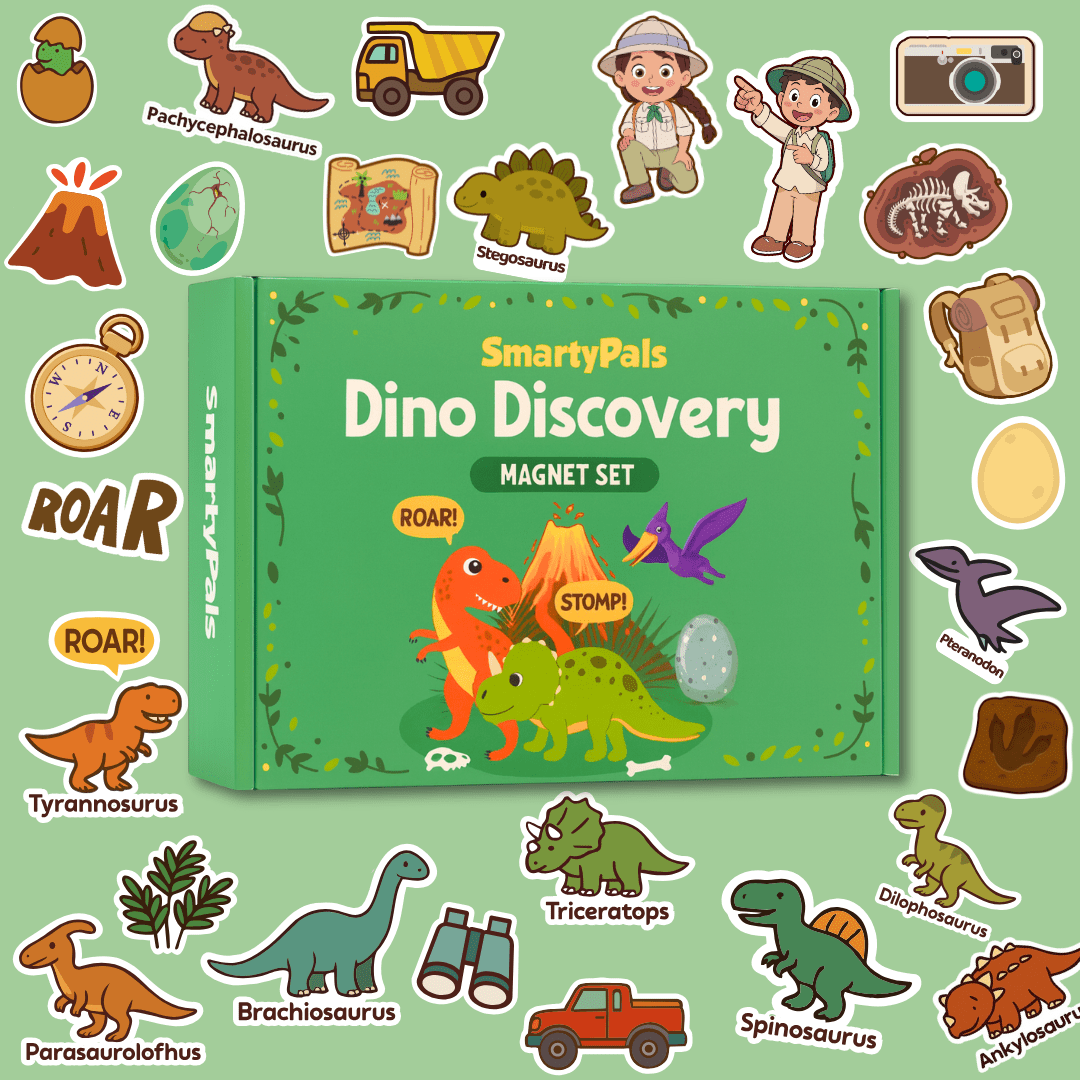 SmartyPals Toys Dino Discovery Magnet Set