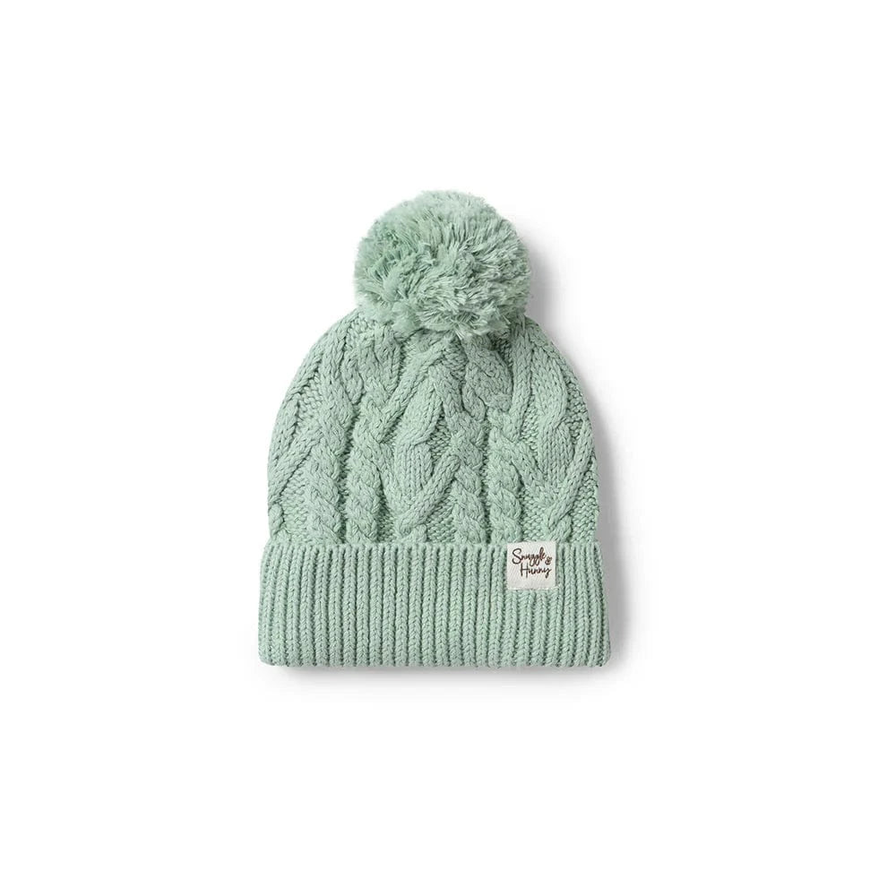 Snuggle Hunny Kids Accessories Hats Sage Organic Baby Knit Beanie