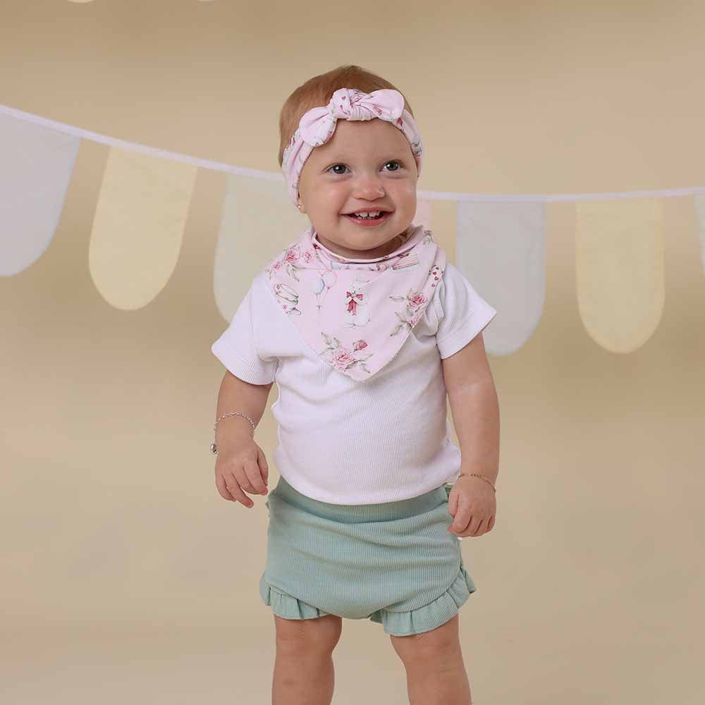 Snuggle Hunny Kids Accessory Bib Alices Tea Party Dribble Bib