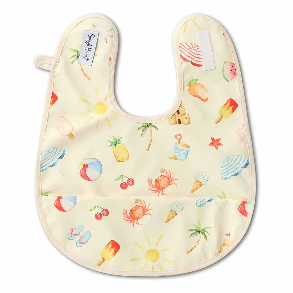 Snuggle Hunny Kids Accessory Bib Beach Fun Snuggle Bib