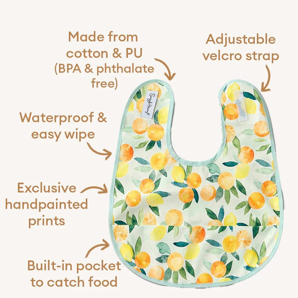 Snuggle Hunny Kids Accessory Bib Citrus Squeeze Snuggle Bib