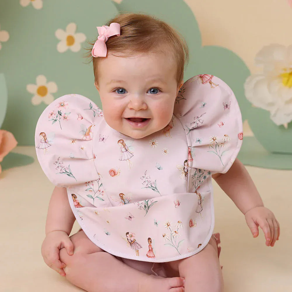 Snuggle Hunny Kids Accessory Bib Fairy Dust Frill Snuggle Bib