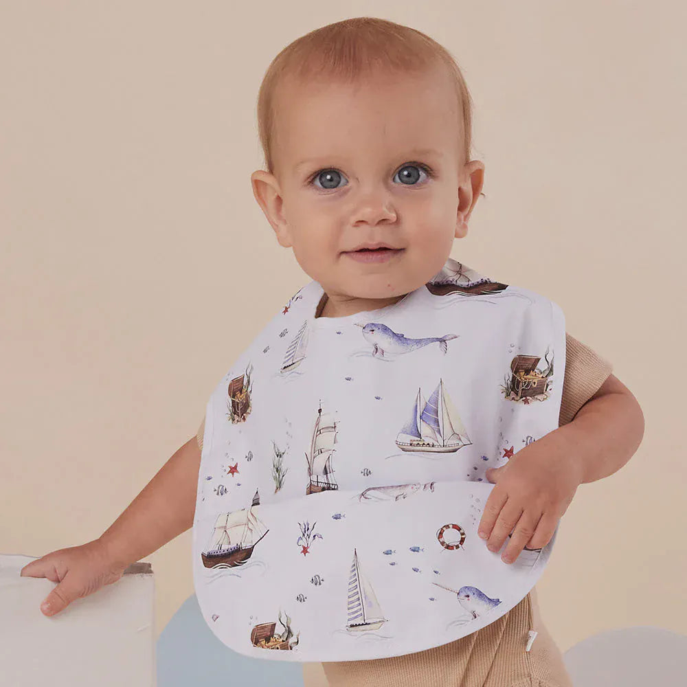 Snuggle Hunny Kids Accessory Bib Set Sail Snuggle Bib