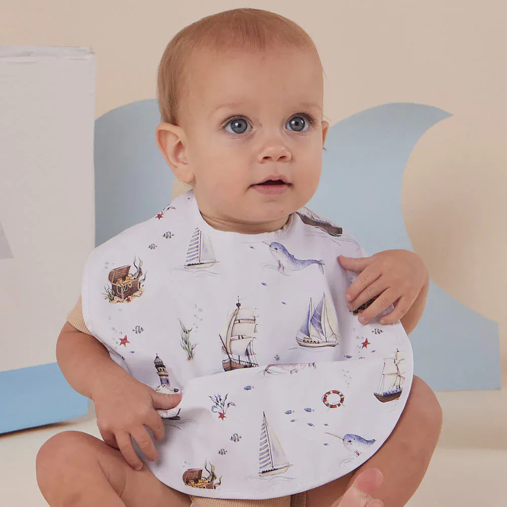 Snuggle Hunny Kids Accessory Bib Set Sail Snuggle Bib