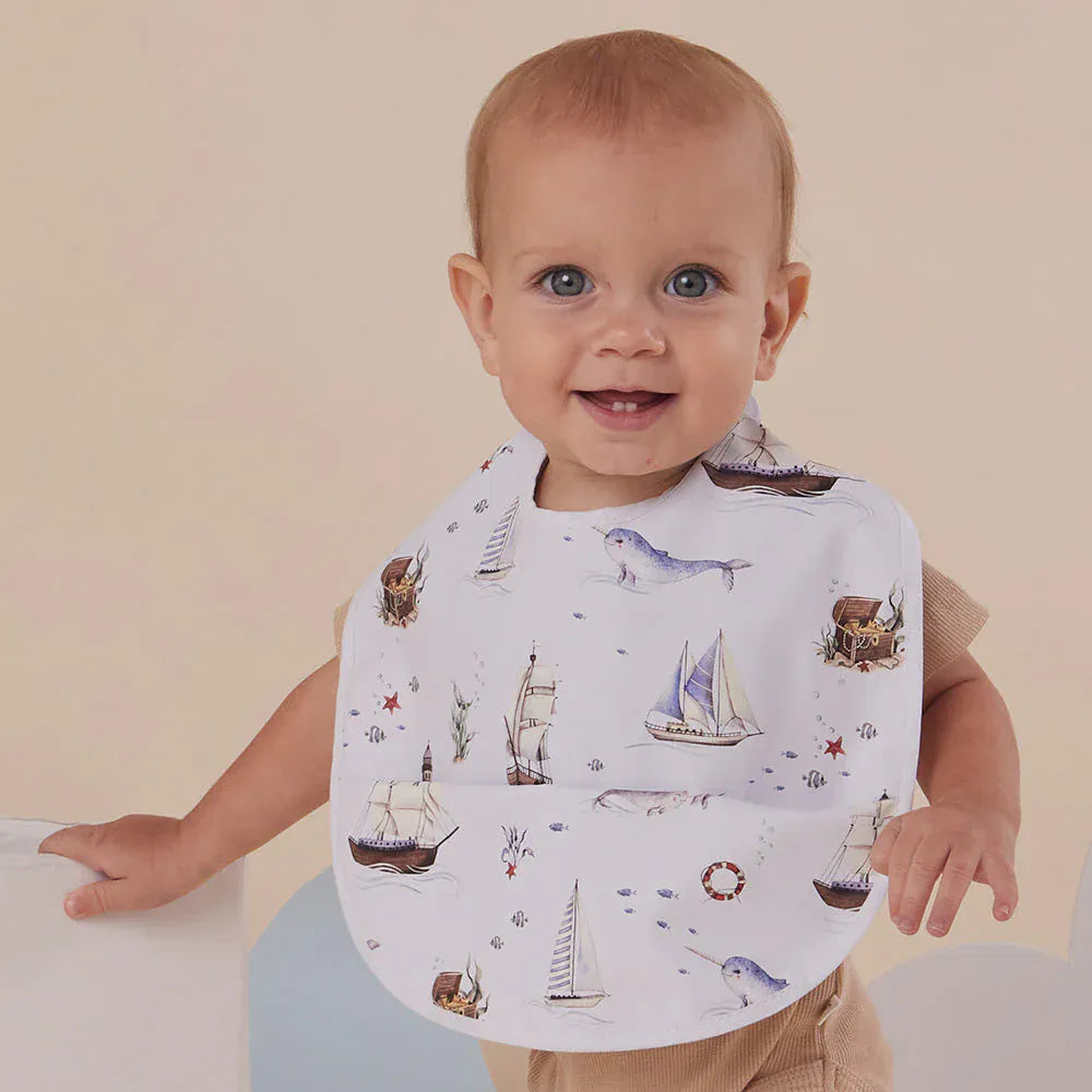 Snuggle Hunny Kids Accessory Bib Set Sail Snuggle Bib