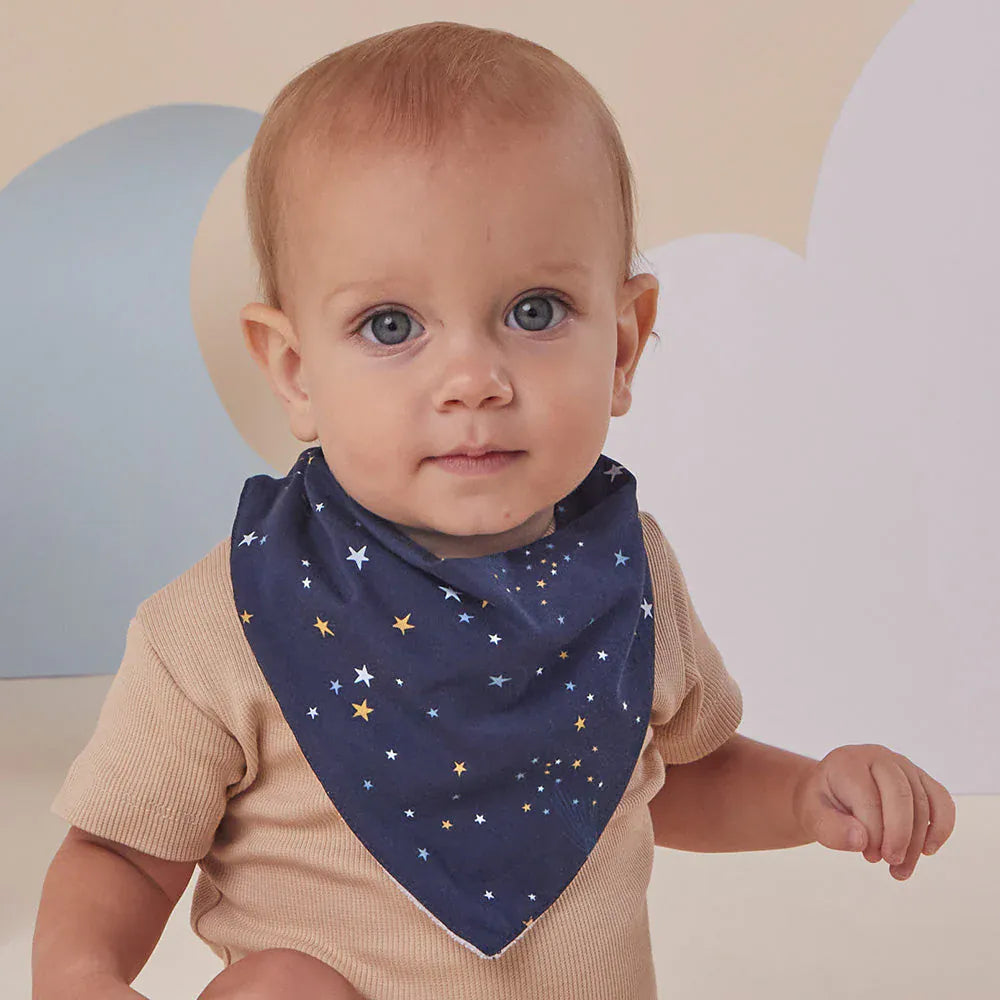 Snuggle Hunny Kids Accessory Bib Starry Night Organic Dribble Bib