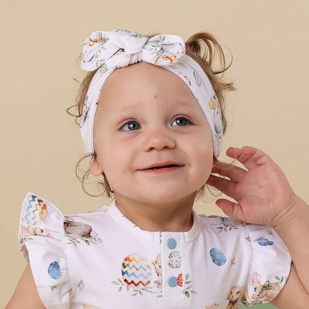 Snuggle Hunny Kids Accessory Hair Flopsy Bunnies Organic Topknot