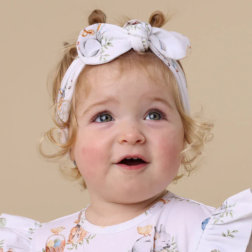 Snuggle Hunny Kids Accessory Hair Flopsy Bunnies Organic Topknot