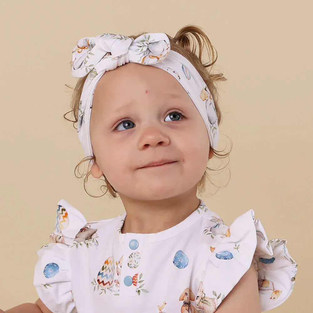 Snuggle Hunny Kids Accessory Hair Flopsy Bunnies Organic Topknot