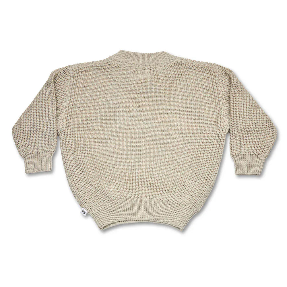 Snuggle Hunny Kids Boys Jumper Pistachio Oversized Cotton Knit Jumper