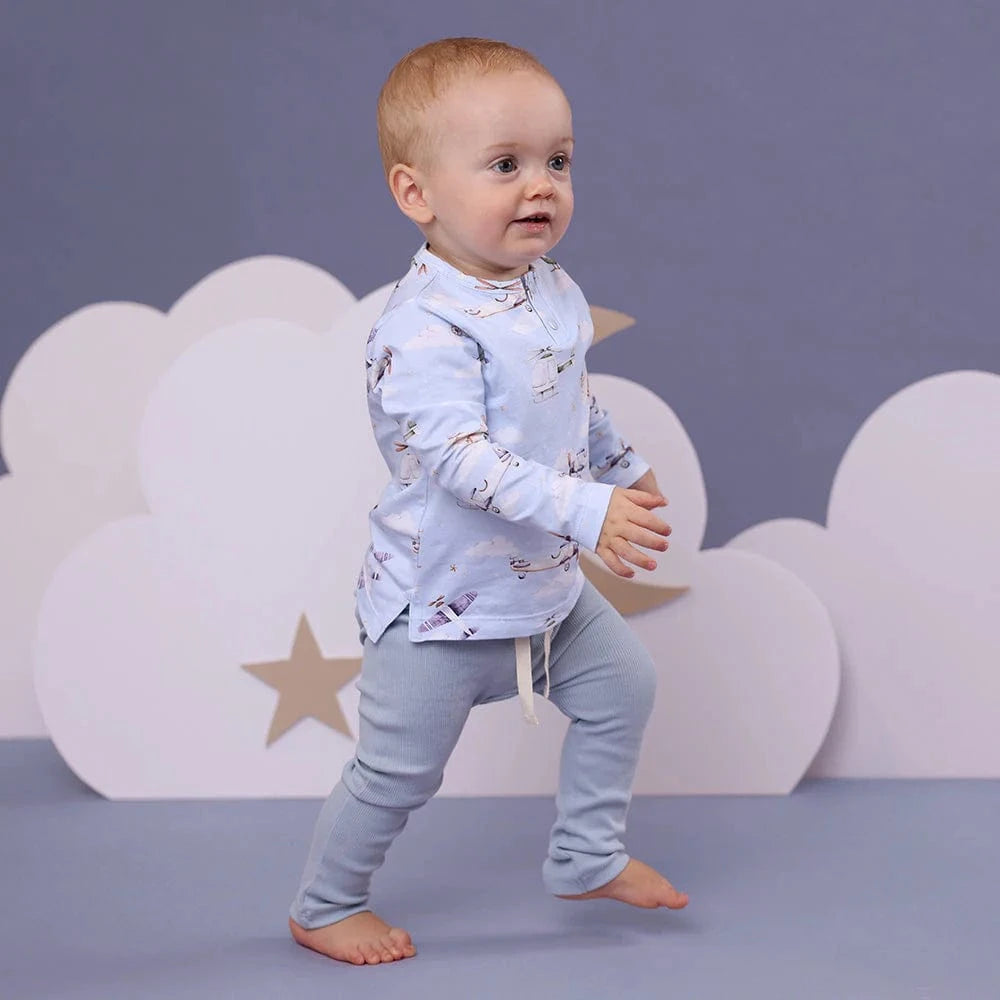 Snuggle Hunny Kids Boys Pant Baby Blue Organic Pants
