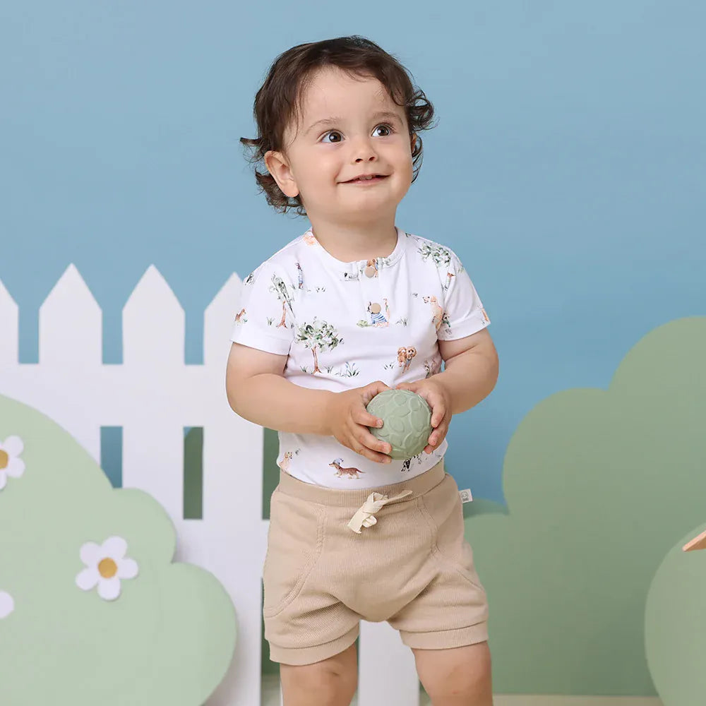 Snuggle Hunny Kids Boys Pants Pebble Organic Shorts