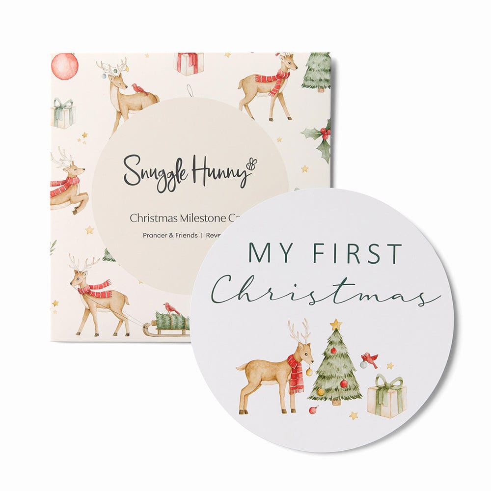 Snuggle Hunny Kids Gift Misc Prancer & Friends Reversible Single Milestone Card