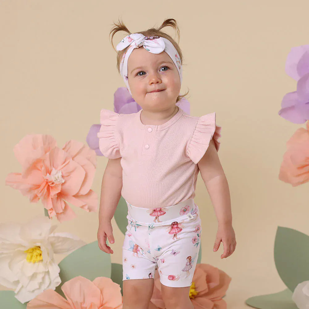 Snuggle Hunny Kids Girls Bottoms 2Y Fairy Garden Organic Bike Shorts