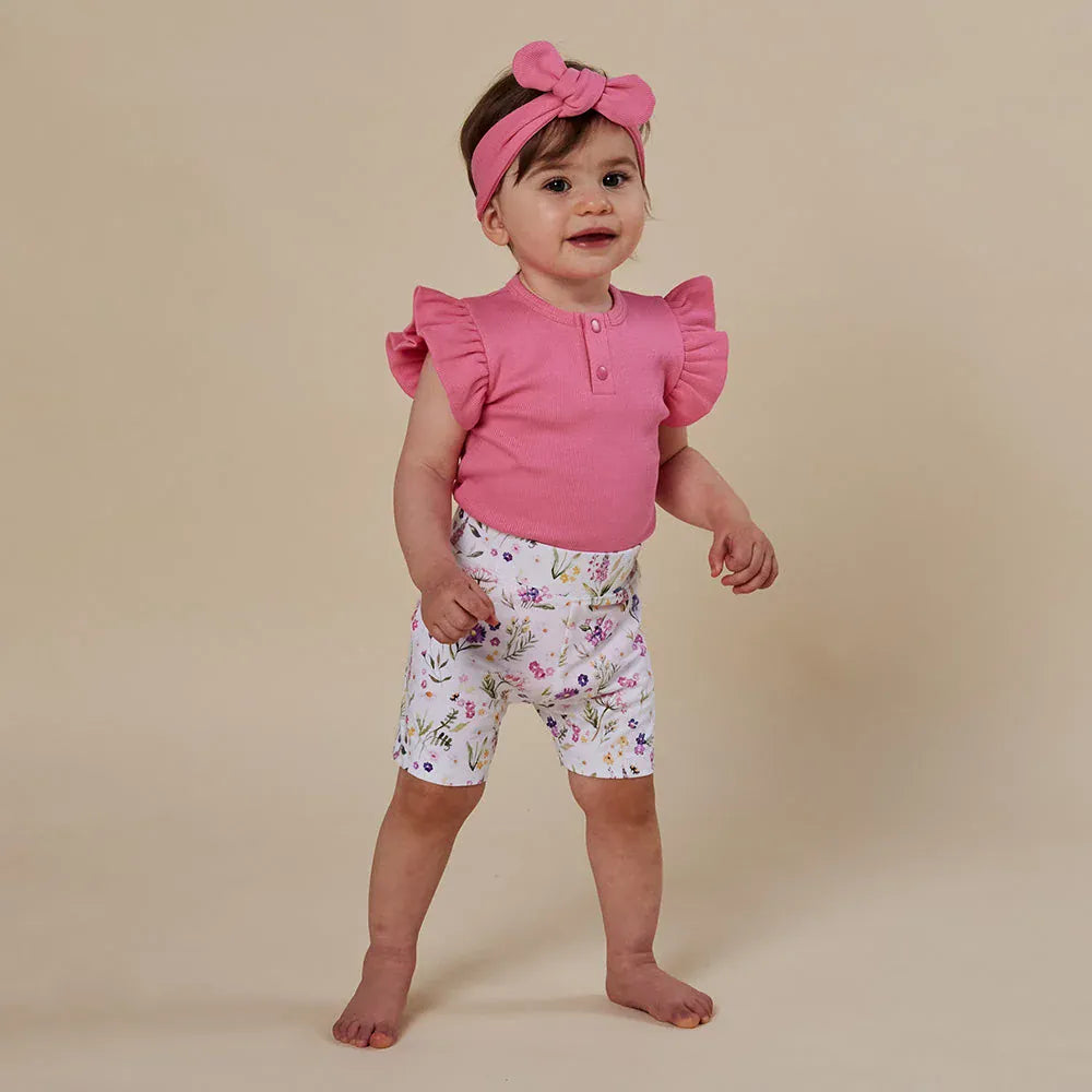Snuggle Hunny Kids Girls Bottoms Gracie Organic Bike Shorts