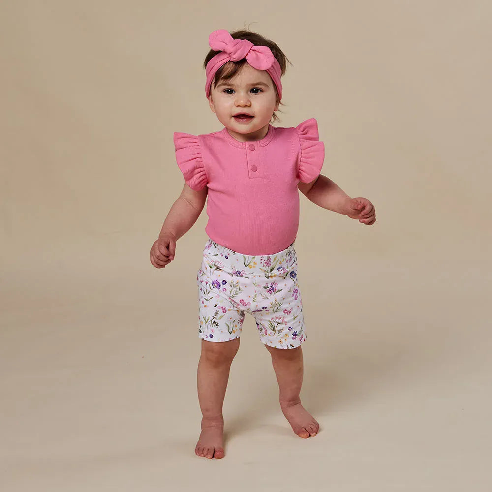 Snuggle Hunny Kids Girls Bottoms Gracie Organic Bike Shorts