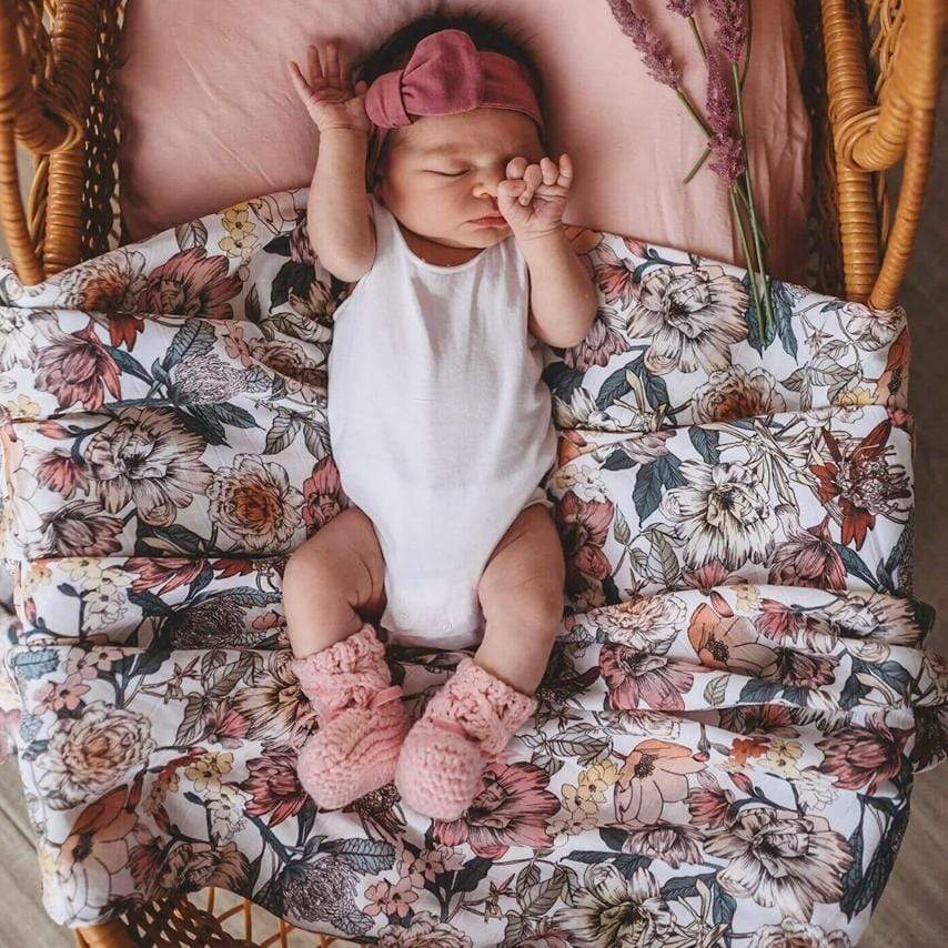 Snuggle Hunny Kids Linen Sheets Australiana Australiana Organic Muslin Wrap