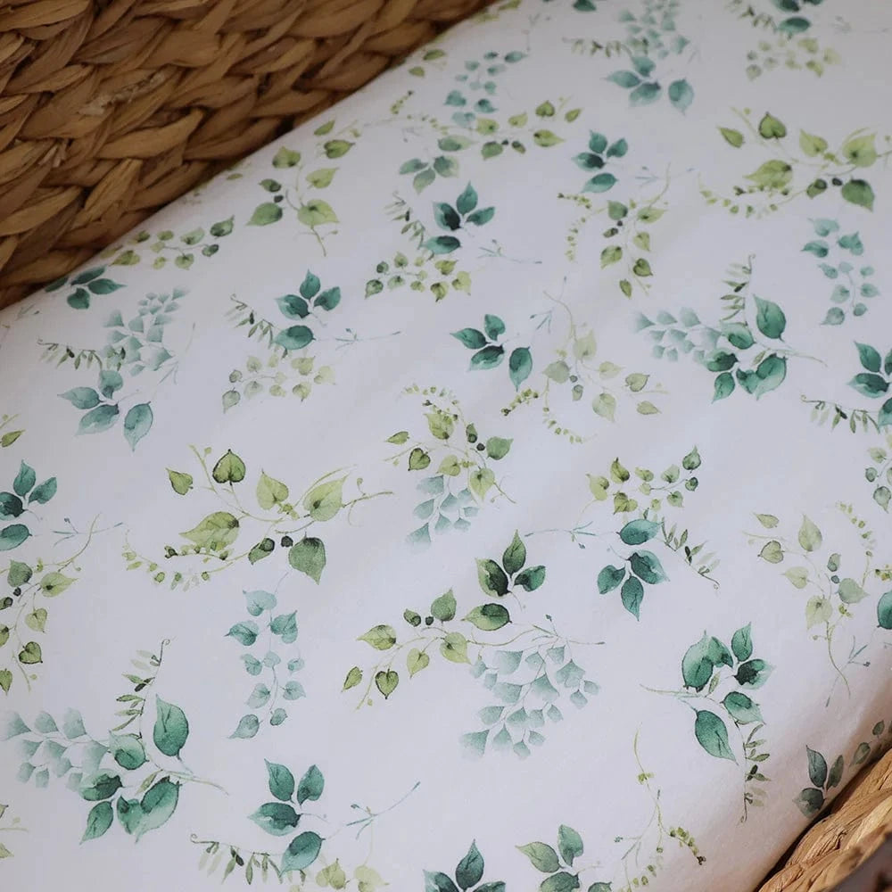 Snuggle Hunny Kids Linen Sheets Eden Organic Bassinet Sheet / Change Pad Cover