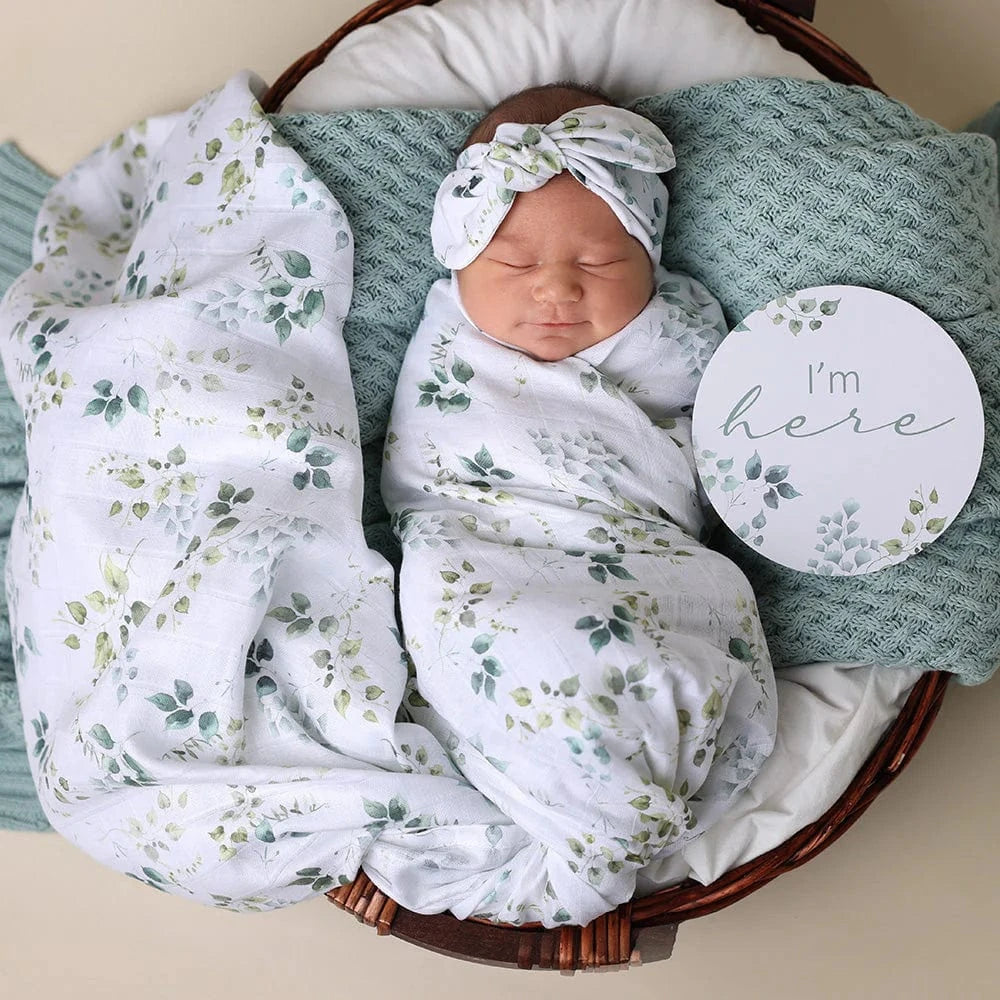 Snuggle Hunny Kids Linen Sheets Eden Organic Muslin Wrap