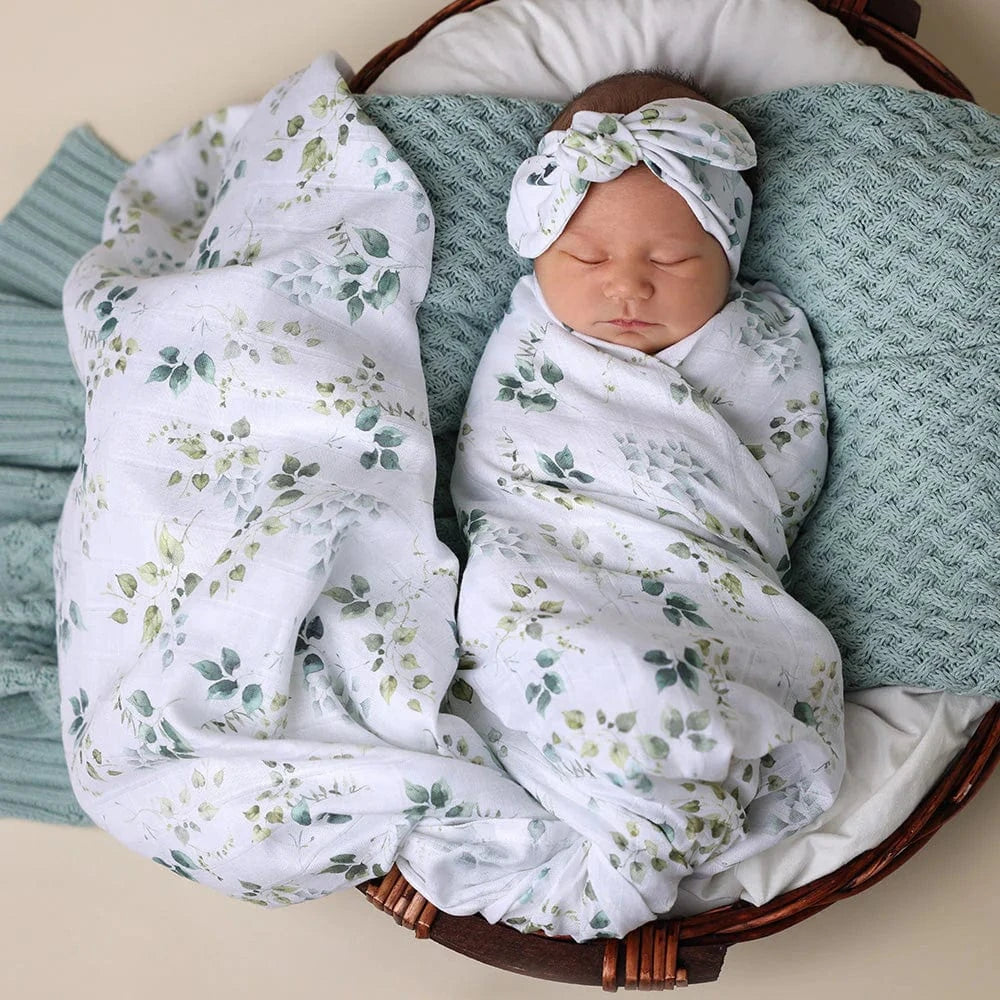 Snuggle Hunny Kids Linen Sheets Eden Organic Muslin Wrap