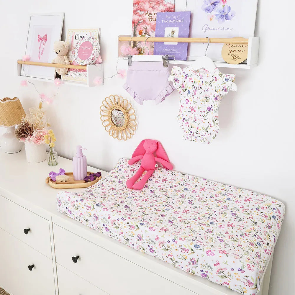 Snuggle Hunny Kids Linen Sheets Gracie Organic Bassinet Sheet / Change Pad Cover