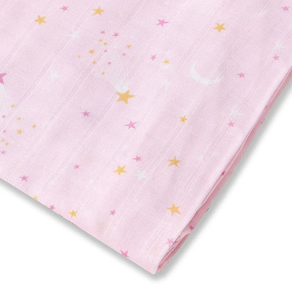 Snuggle Hunny Kids Linen Sheets Twinkle Organic Muslin Wrap