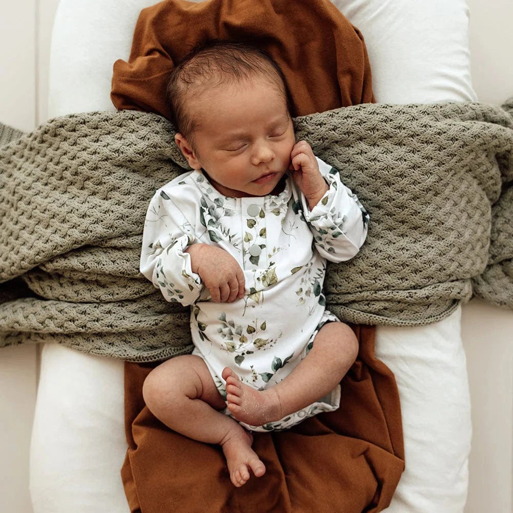 Snuggle Hunny Kids Unisex Onesie Eden Long Sleeve Organic Bodysuit