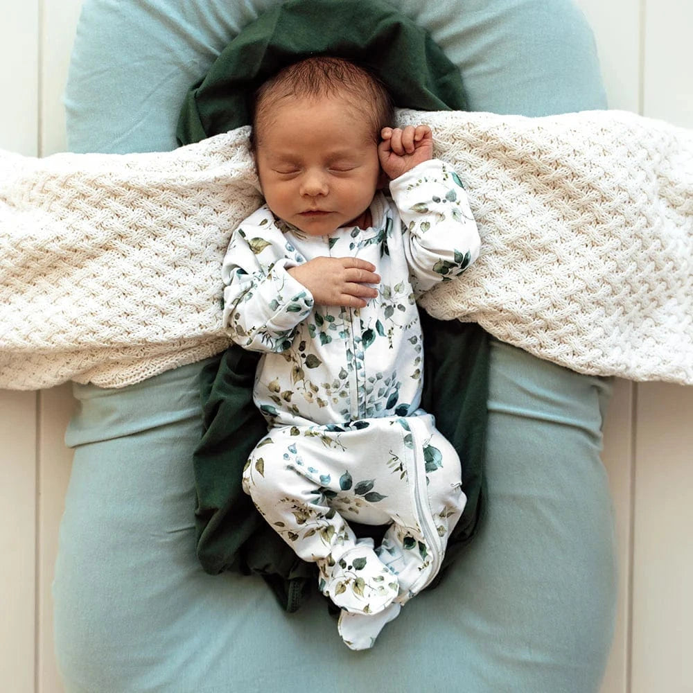 Snuggle Hunny Kids Unisex Onesie Eden Organic Snuggle Sleepsuit Zip Footie