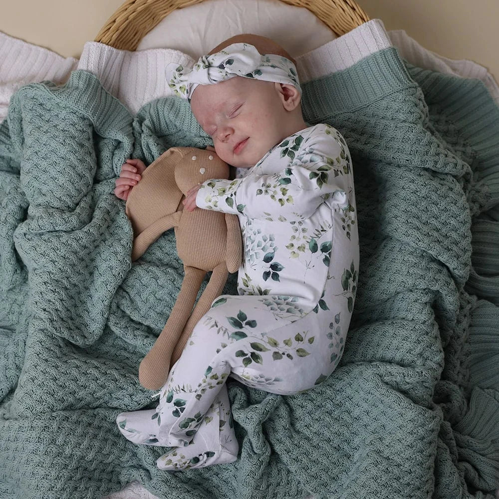 Snuggle Hunny Kids Unisex Onesie Eden Organic Snuggle Sleepsuit Zip Footie