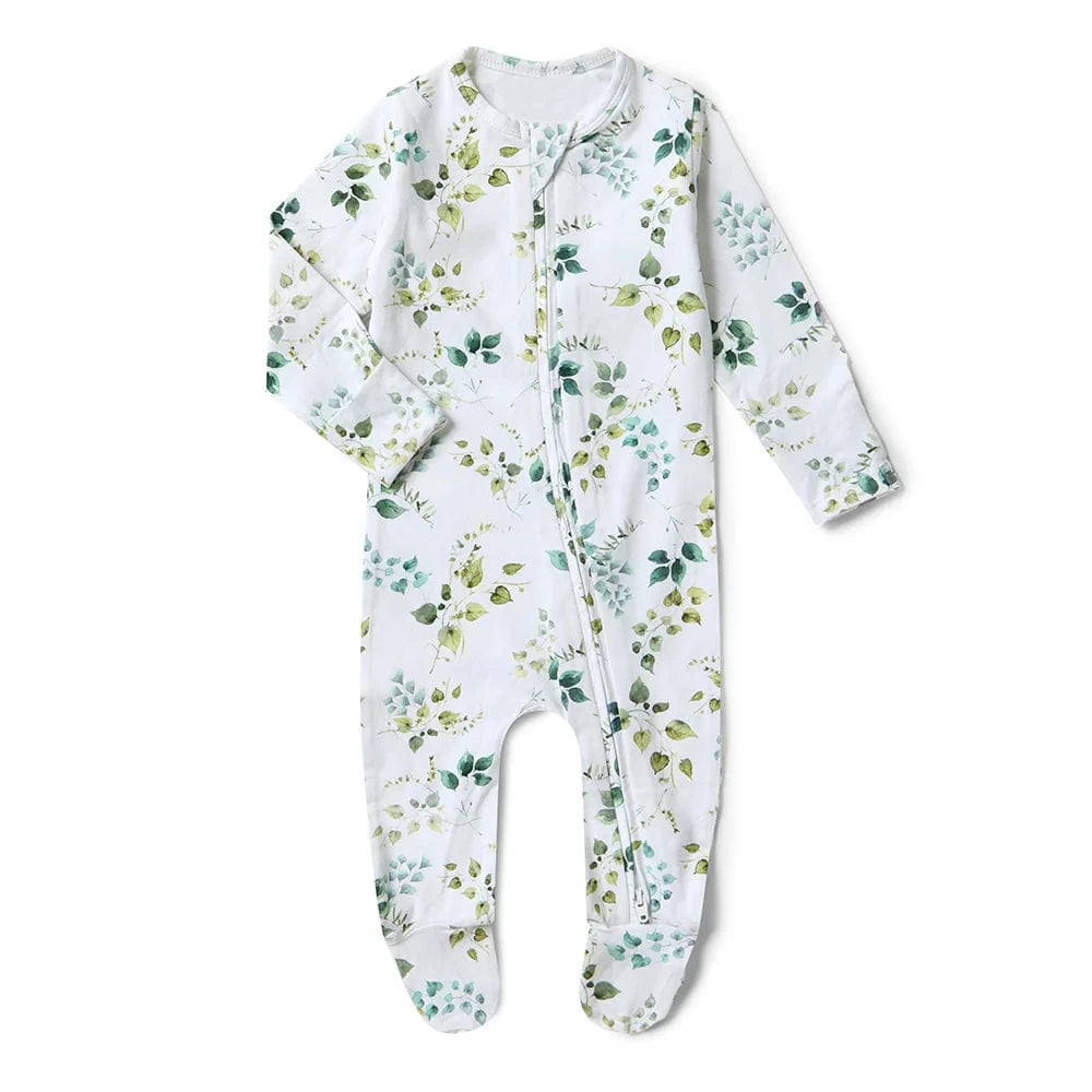 Snuggle Hunny Kids Unisex Onesie Eden Organic Snuggle Sleepsuit Zip Footie