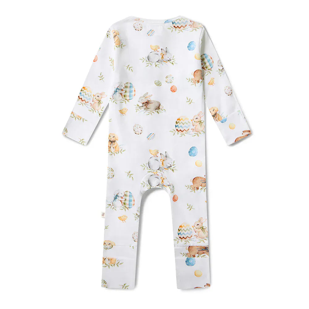 Snuggle Hunny Kids Unisex Onesie Flopsy Bunnies Organic Snugglesuit Convertible Romper