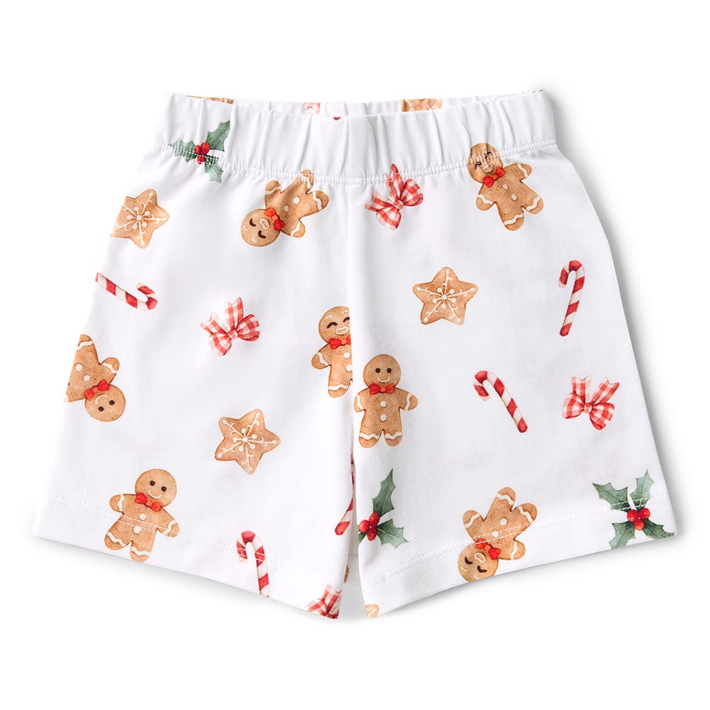Snuggle Hunny Kids Unisex Sleepware Gingerbread Organic Kids PJ Set