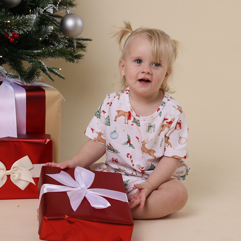 Snuggle Hunny Kids Unisex Sleepware Prancer & Friends Organic Kids PJ Set