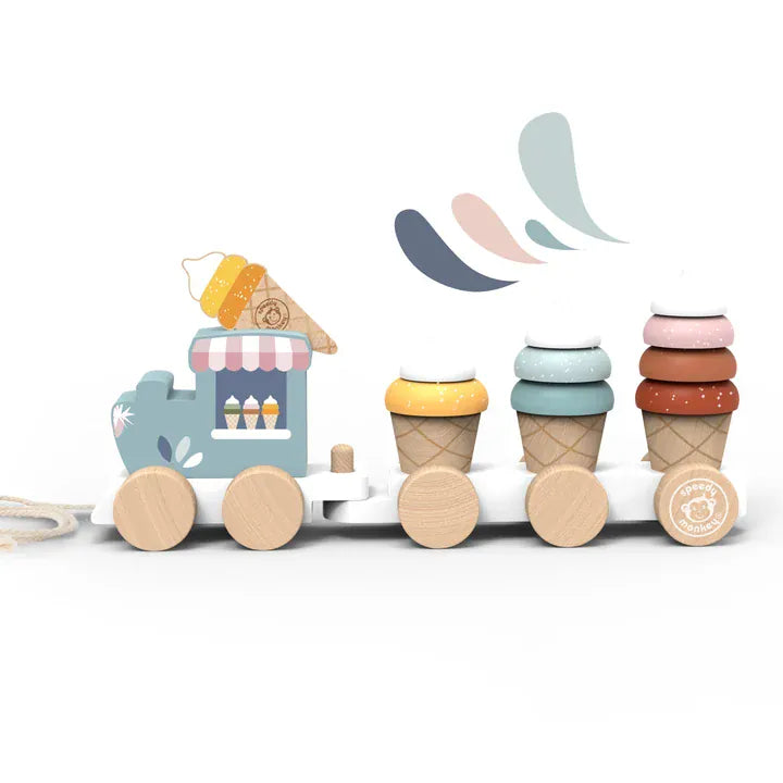 Speedy Monkey Toys Ice Cream Train