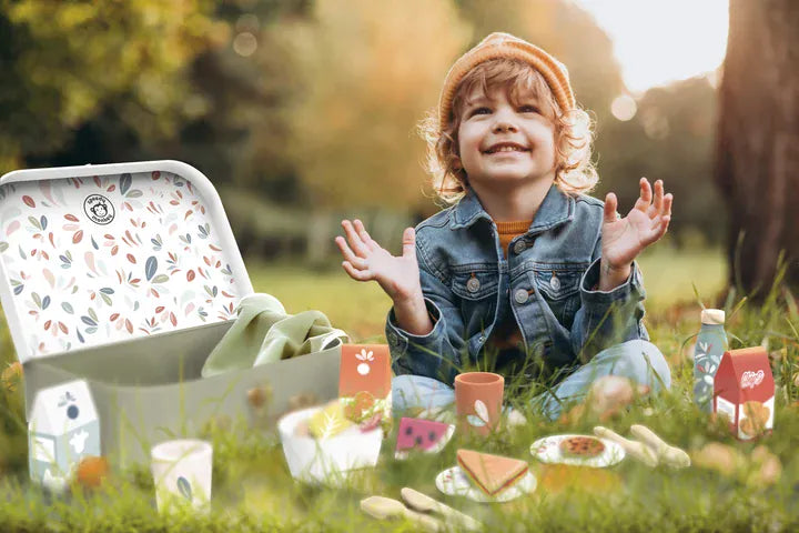 Speedy Monkey Toys Picnic Basket